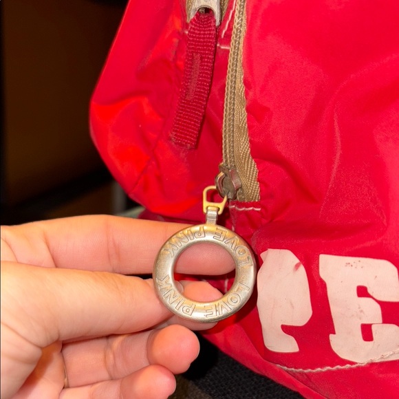 2007 RARE PINK Victoria's Secret PATCHWORK BACK PACK - Picture 8 of 17